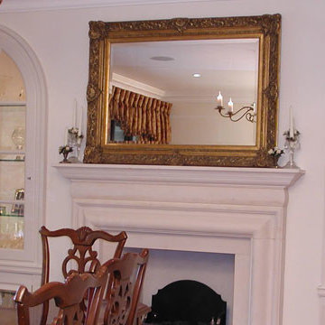 Classic Dining Room Alcove Display Cabinets