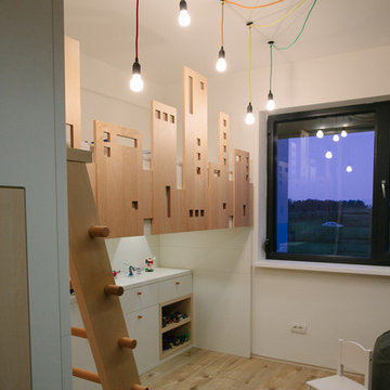 Modern Apartment with Functional Playroom