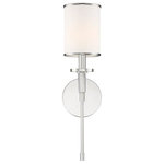 Crystorama - Crystorama HAT-471-PN Hatfield - One Light Wall Mount - With details like steel trimmed round shades and crystal accents, the Hatfield's distinctive look has versatile appeal to suit all style bathrooms and living spaces. ItGs clean, silhouetted features a slim arm and traditional round backplate. The Hatfield is available in Vibrant Gold or Polished Nickel finish Shade Included: Yes Dimable: YesHatfield One Light Wall Mount Polished Nickel White Silk Shade Crystal Accents Crystal *UL Approved: YES *Energy Star Qualified: n/a *ADA Certified: n/a *Number of Lights: Lamp: 1-*Wattage:60w Candelabra Base bulb(s) *Bulb Included:No *Bulb Type:Candelabra Base *Finish Type:Polished Nickel
