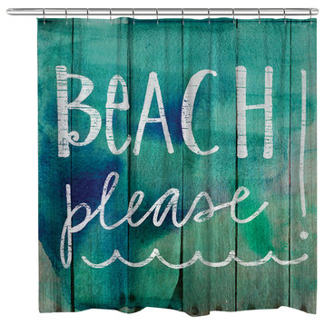 Beach Please! Shower Curtain