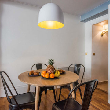Simple pleasures in our cozy Parisian dining room