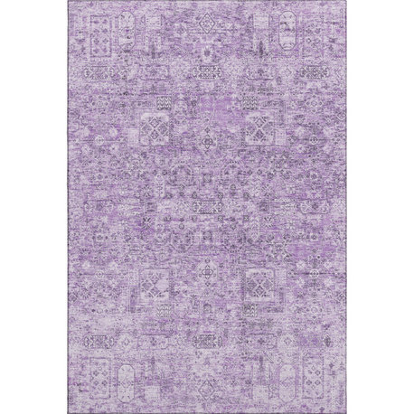 Premium Machine Washable Mayfield AMF611 Lilac 9' x 12' Rug