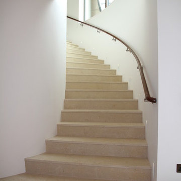 Walnut handrails, Branthingham