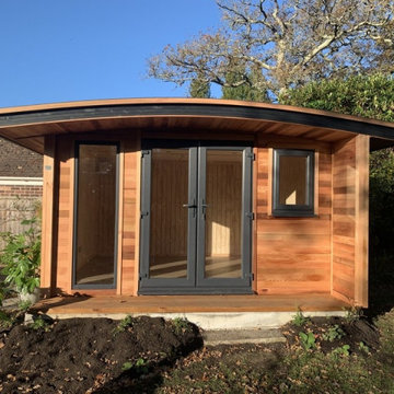 Mr A – Chandlers Ford, Hampshire 3.8M X 4.3M Arched Roof Garden Office