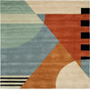 Rodeo Drive Yellow Area Rug RD863A - 6' x 6' Square