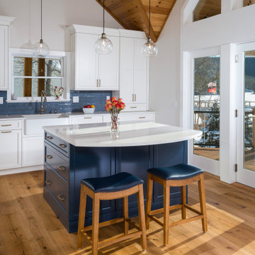 Bright & Airy Lake George Kitchen