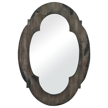 Elk Lighting 26-8654 Wood Framed Mirror Aged Gray