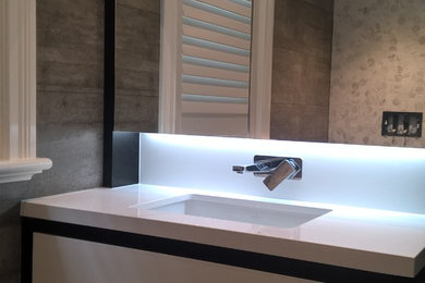 Contemporary bathroom in Perth.