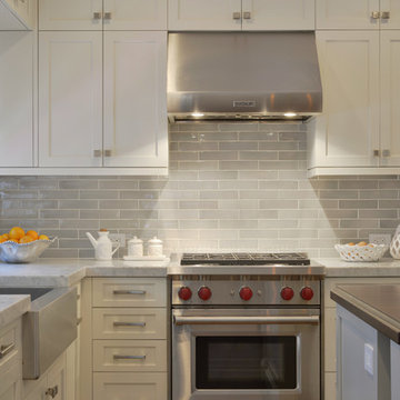 Classic White Kitchen in Southern Westchester