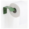 Slim Toilet Paper Holder, Matte Green