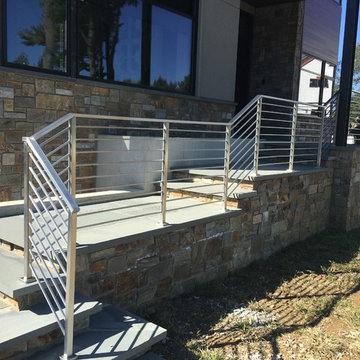 Exterior front steps/patio/porch railings