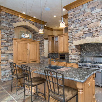 Saturnia Granite Leathered in a Luxury So. MD Lodge