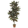 Nearly Natural 5' Cordyline Silk Plant - Real Touch Green