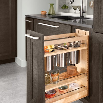KraftMaid: Pull-Out Utensil Storage