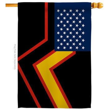 US Rubber Pride Inspirational Support House Flag