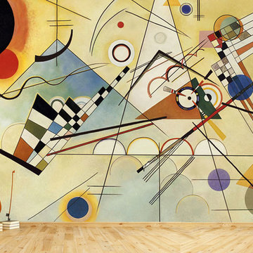 Geometric wallpaper pattern for Interior Wall decor from designer wallpaper