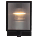 Eglo - Henessy 1-Light Wall Sconce, Black And Brushed Nickel - The Henessy Wall Light by Eglo features a black and brushed nickel frame that surrounds a captivating reeded glass. This stylish wall light will integrate seemlessly into either traditional or contemporary interior rooms.