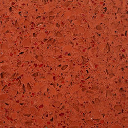 IceStone in Moroccan Red - Kitchen Countertops