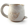 Gracie the Swan Handmade Stoneware Pottery Mug