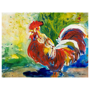 Betsy Drake Red Rooster 30 X 50 Inch Comfort Floor Mat