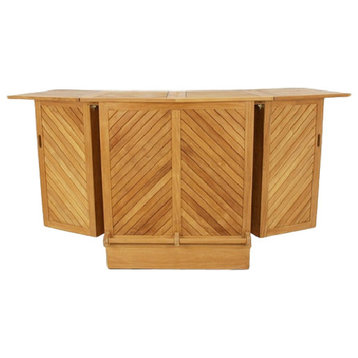 Somerset Luxury Teak Wood Bar