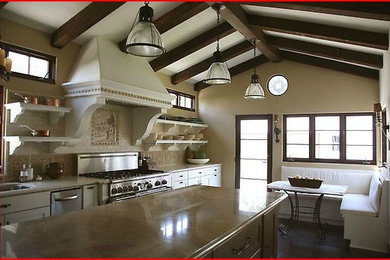 Kitchen - traditional kitchen idea in Los Angeles