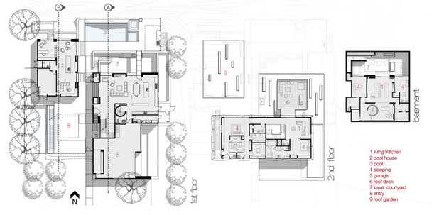 Contemporary Site And Landscape Plan by Assemblage Studio
