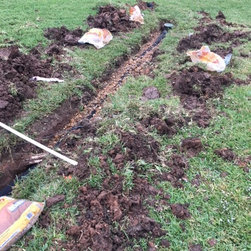 French Drain Installation - Watering And Irrigation Equipment