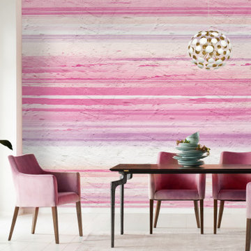 Pink caramel wall mural