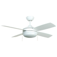 Laval 1-Light 44" Indoor Ceiling Fan, Matte White