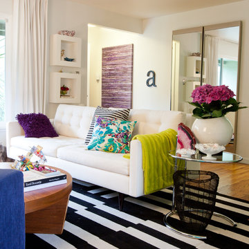 eclectic living room