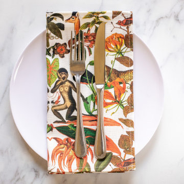 KITCHEN- Wild at Heart Napkins Linen