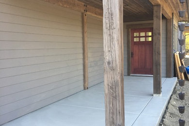 Inspiration for a farmhouse entryway remodel in Vancouver