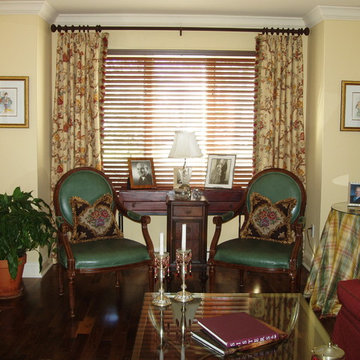 Country French Kitchen and Living Room
