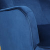 Nora Fabric Accent Chair, Navy