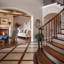 tiled hall