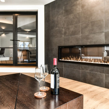 Reston Contemporary Basement Remodel