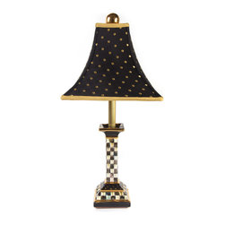 Courtly Check Candlestick Lamp | MacKenzie-Childs - Table Lamps