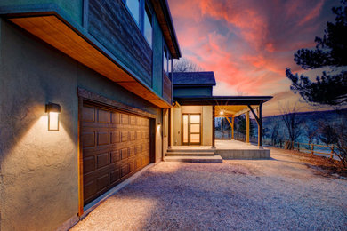 Garage - contemporary garage idea in Denver