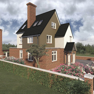 Concepturаl visual renders of private house / Nottinghamshire / England / the UK