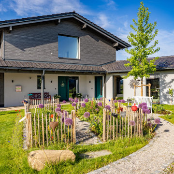 Einfamilienhaus mit Tinyhaus Chieming Nordansicht
