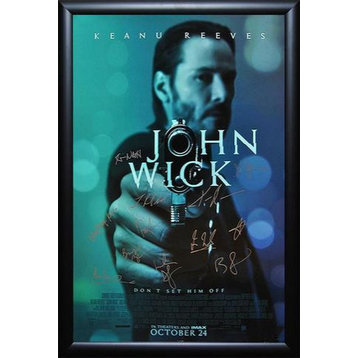 John Wick Signed Movie Poster, Custom Frame