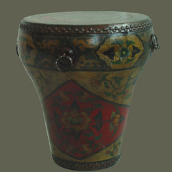 Small Drum Accent Table - Side Tables And End Tables