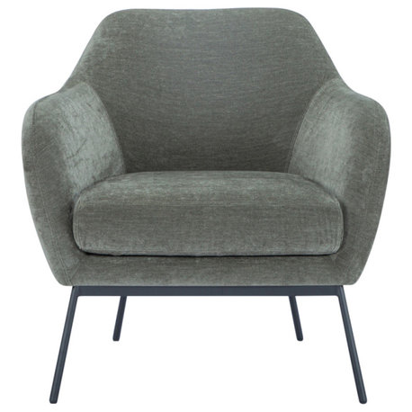Metro, Zurich Accent Chair, Forest Green