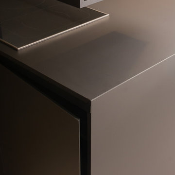 Contemporary Black Matte Kitchen