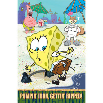 SpongeBob Ripped Poster, Premium Unframed