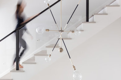 Example of a minimalist staircase design in Other