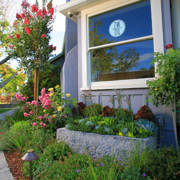 Lisa Cox Landscape Design Wine Tasting Room - Los Olivos, CA