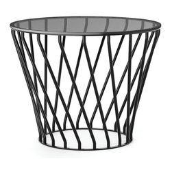 Velletri Black 62cm HPL Board Indoor Outdoor Side Table by Glid Studio for Huset - Coffee Tables