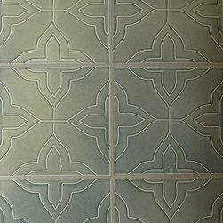 Motif Pattern F Monochrome - Tile